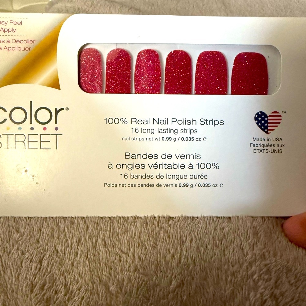Color Street Cran-Tastic Nail Polish Strips